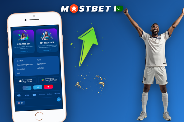 Mostbet deposit bonus via JazzCash and Easypaisa shown on a smartphone screen